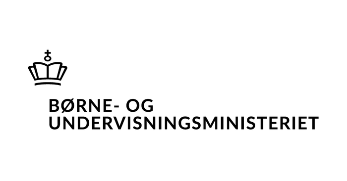 Logo med teksten: Børne- og undervisningsministeriet